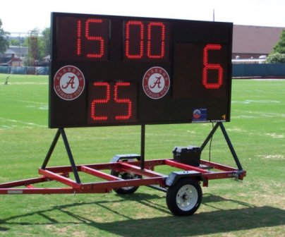 mobile scoreboard football clock